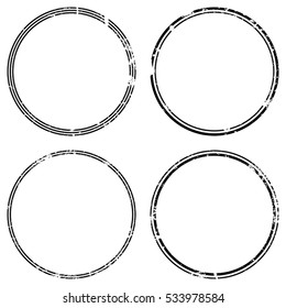 Grunge stamp draft mockups set of overlay stamp basis texture for your design. EPS10 vector.