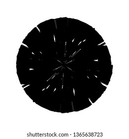 Grunge stamp mockup of distressed overlay circle mark texture for your design. EPS10 vector