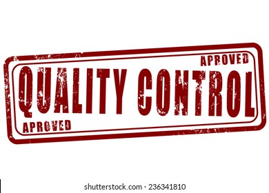 Grunge Stamp Text Quality Control Aproved Stock Vector (Royalty Free ...