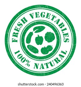 Grunge stamp of Vegetable