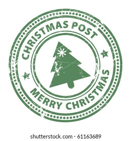 christmas stamp clipart