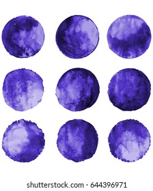 Grunge stamps set. Vector design element.