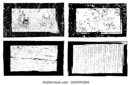Grunge stamps.Vector design elements.