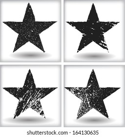 Grunge Star Background 