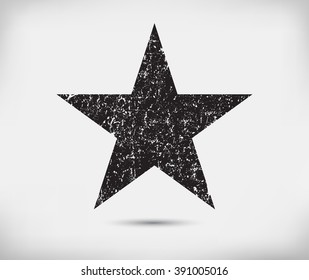 Grunge star background.Vector grunge star.Grunge star symbol.