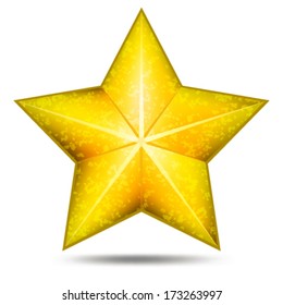 Grunge star icon