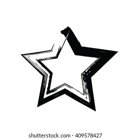 grunge star vector