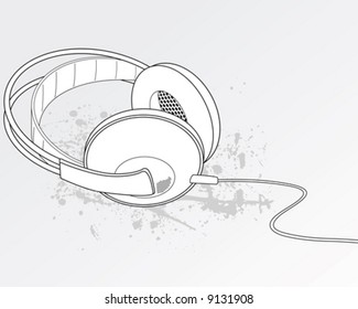 Grunge Stereo Headphones