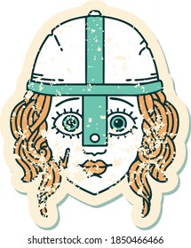 pegatina gruesa de un combatiente humano