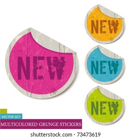 Grunge Stickers set-new