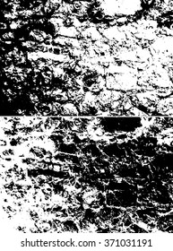 Grunge stone rough grained texture black and white with inverted version
