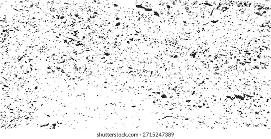 Vector de textura de piedra Grunge. Textura afligida. Grano de socorro. Fondo de superposición afligido monocromático