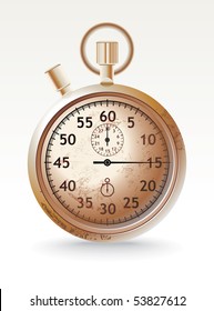 grunge stopwatch