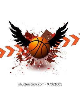 Grunge Street Ball Poster