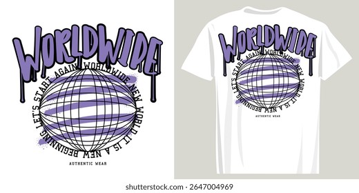 Grunge street wear urban retro style drawing and quote slogan text. Vector illustration design for fashion graphics, t shirt prints, posters, slogan tees, stickers, frames.