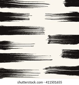 Grunge stripe background. Abstract grunge decoration. Art ink grunge. Brush stroke grunge element. Grunge vector illustration.