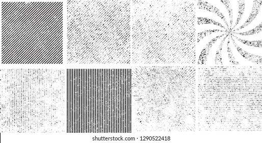 Grunge stripe. Distress textures . Vector illustration. 