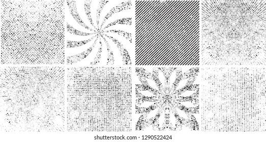 Grunge stripe. Distress textures . Vector illustration. 