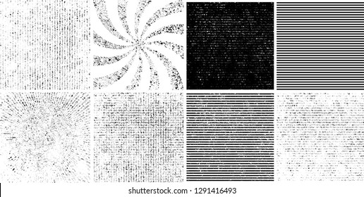 Grunge stripe. Distress textures . Vector illustration. 