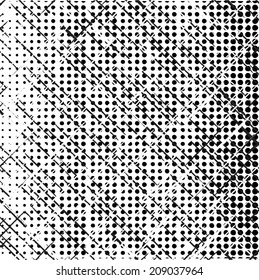 Grunge stripe pattern. Vector illustration.