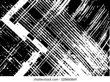 Grunge stripe texture background - abstract isolated stock vector template - easy to use