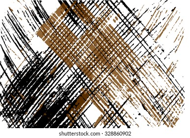 Grunge stripe texture background - abstract isolated stock vector template - easy to use