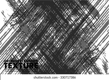 Grunge stripe texture background - abstract isolated stock vector template - easy to use