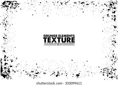 Grunge stripe texture background - abstract isolated stock vector template - easy to use