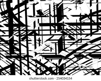 Grunge stripe. Vector illustration