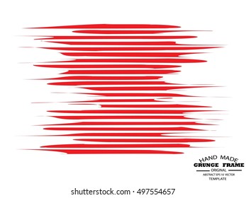 Grunge stripe. Vector illustration.
