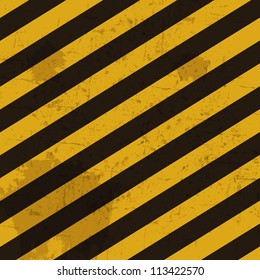 Grunge striped cunstruction background vector illustration