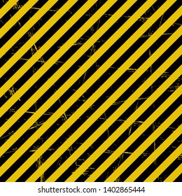 Grunge striped cunstruction background vector illustration