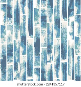 Grunge striped seamless pattern. Blue and green vertical lines seamless texture for backdrop.