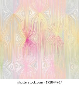 Grunge striped and stained wavy background in pastel colors