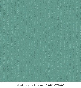 Grunge striped vector seamless pattern. Spotted strips on turquoise background. Modern backdrop. Template for textile, wallpaper, print, card, carton, banner, clothing, ceramic tile, glass mosaic.