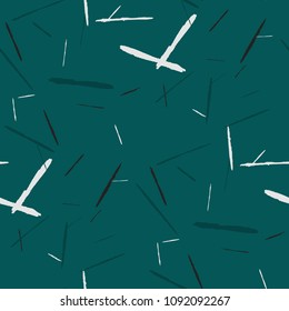 Grunge Stripes. Abstract Scratched Texture with Dry Brush Strokes. Scribbled Grunge Motif for Tablecloth, Wallpaper, Linen. Trendy Vector Background