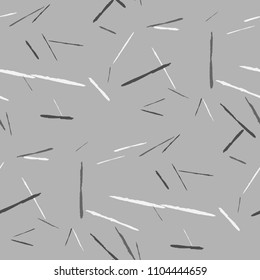 Grunge Stripes. Abstract Scratched Texture with Dry Brush Strokes. Scribbled Grunge Motif for Tablecloth, Wallpaper, Linen. Retro Vector Background