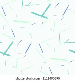 Grunge Stripes. Abstract Scratched Texture with Brush Strokes. Scribbled Grunge Motif for Cloth, Cotton, Curtains. Retro Vector Background