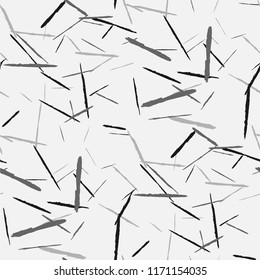 Grunge Stripes. Abstract Scratched Texture with Brush Strokes. Scribbled Grunge Pattern for Cloth, Shirt, Dress. Trendy Vector Background with Stripes