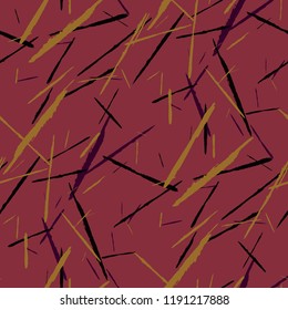 Grunge Stripes. Abstract Scratched Texture with Brush Strokes. Scribbled Grunge Rapport for Tablecloth, Wallpaper, Linen. Rustic Vector Background with Stripes