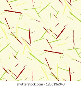 Grunge Stripes. Abstract Scratched Texture with Brush Strokes. Scribbled Grunge Rapport for Tablecloth, Shirt, Dress. Rustic Vector Background