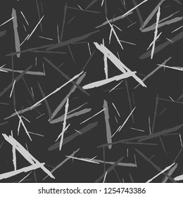 Grunge Stripes. Abstract Scratched Texture with Brush Strokes. Scribbled Grunge Rapport for Tablecloth, Wallpaper, Linen. Rustic Vector Background with Stripes
