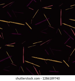 Grunge Stripes. Abstract Scratched Texture with Brush Strokes. Scribbled Grunge Pattern for Cloth, Shirt, Curtains. Trendy Vector Background with Stripes