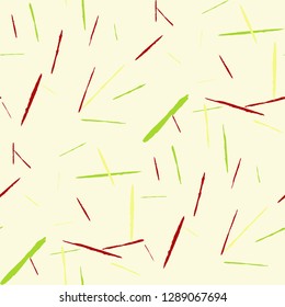 Grunge Stripes. Abstract Scratched Texture with Dry Brush Strokes. Scribbled Grunge Rapport for Tablecloth, Shirt, Dress. Rustic Vector Background
