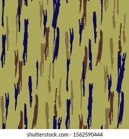 Grunge Stripes. Abstract Scratched Texture with Ragged Brushstrokes. Scribbled Grunge Rapport for Wallpaper, Cotton, Textile. Rustic Vector Background with Stripes