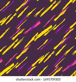 Grunge Streifen. Abstrakte Scratched Textur mit geraggten Pinselstrichen. Schreib-Grunge-Bericht für Tapete, Stoffe, Textilien. Rustikaler Vektorhintergrund mit Streifen