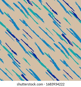 Grunge Stripes. Abstract Texture with Horizontal, Vertical, Diagonal Dry Brush Strokes Scribbled Grunge Rapport for Print, Cloth, Fabric. Trendy Vector Background with Stripes