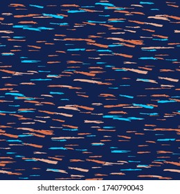 Grunge Stripes. Abstract Texture with Horizontal Dry Brush Strokes Scribbled Grunge Rapport for Chintz, Curtain, Paper. Trendy Vector Background