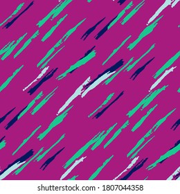 Grunge Stripes. Abstract Texture with Horizontal, Vertical, Diagonal Brush Strokes. Scribbled Grunge Pattern for Cotton, Print, Textile. Retro Vector Background with Stripes