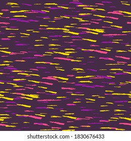Grunge Stripes. Abstract Texture with Horizontal, Vertical, Diagonal Dry Brush Strokes Scribbled Grunge Motif for Cotton, Print, Calico. Rustic Vector Background